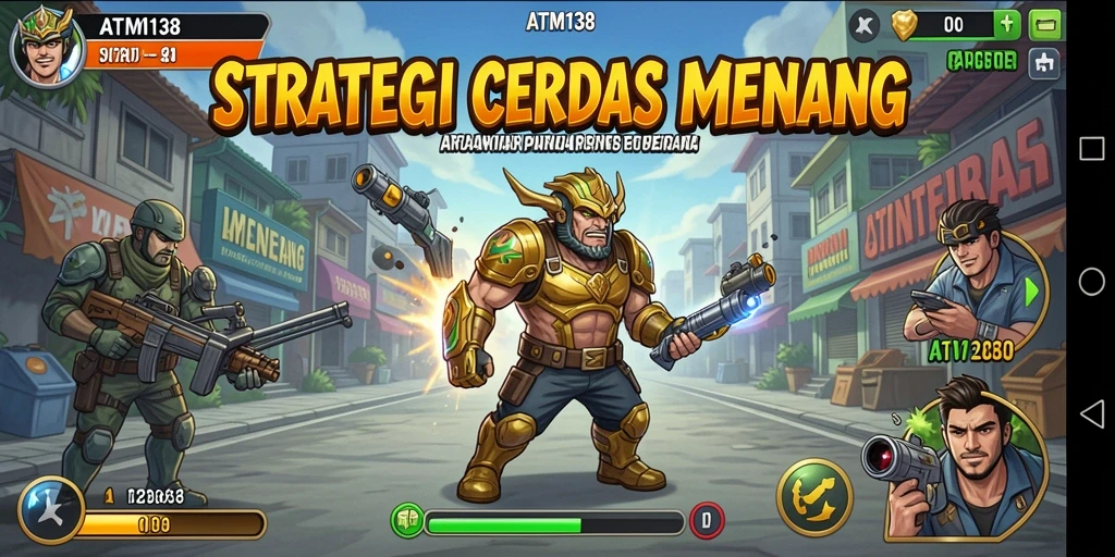 Tampilan gameplay ATM138 yang mendebarkan dan strategis.