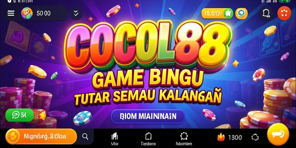 Screenshot gameplay seru COCOL88 saat bermain Bingo.