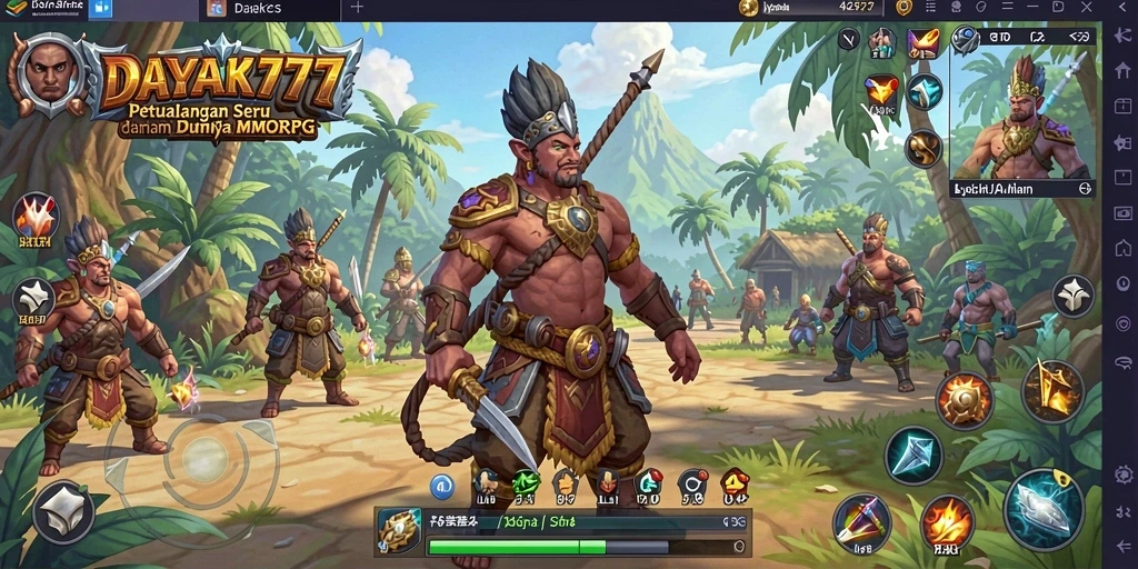 Tampilan gameplay menarik dari <strong>DAYAK777</strong> saat berpetualang di dunia MMORPG.