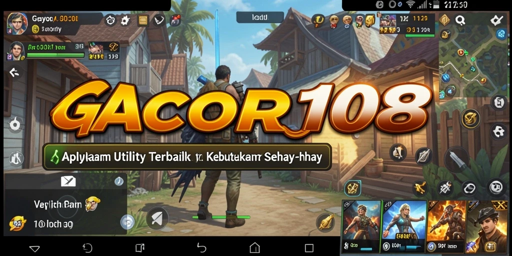 Tampilan utama GACOR108 yang elegant dan user-friendly.