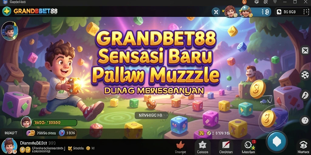 Tangkapan layar gameplay GRANDBET88 yang menampilkan keseruan puzzle.