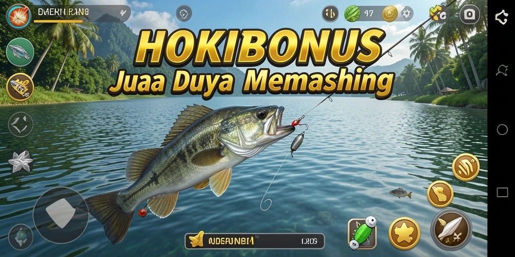 Gameplay HOKIBONUS yang seru dengan pengalaman memancing yang mendebarkan.