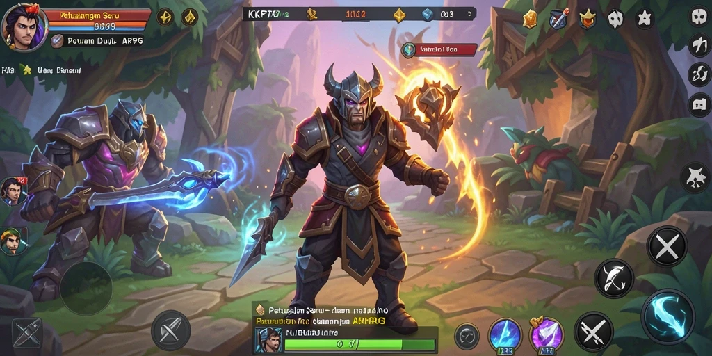 Tampilan gameplay ARPG KPK79 yang menarik dan mendebarkan.