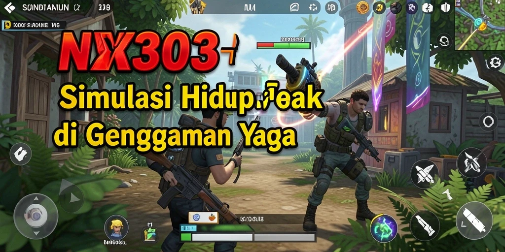 Screenshot gameplay NX303 menampilkan interaksi sosial yang menarik.