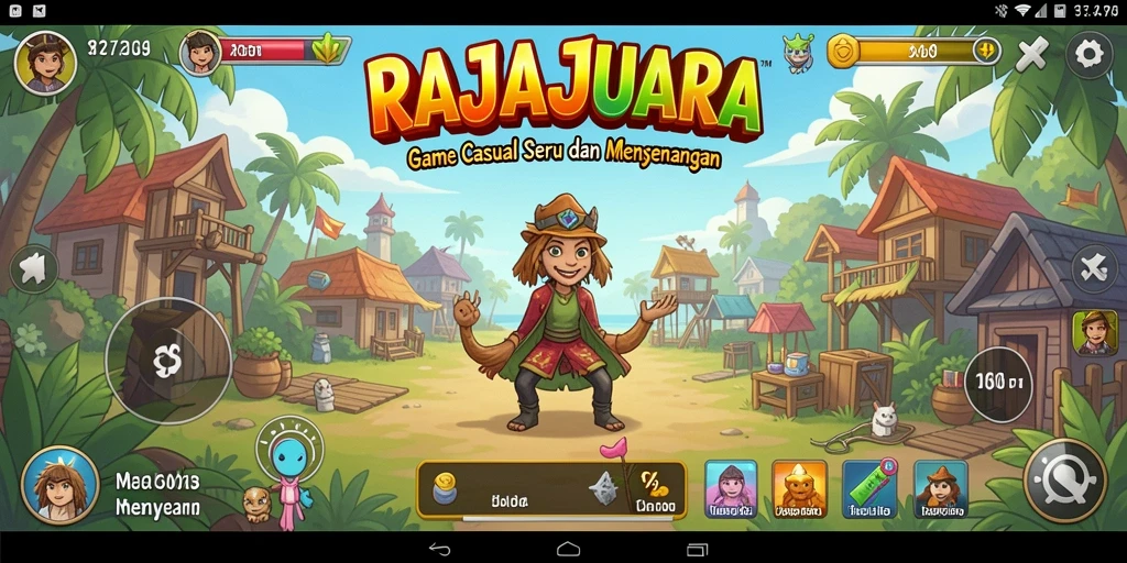 Tampilan seru yang menggambarkan gameplay <strong>RAJAJUARA</strong> yang menyenangkan.