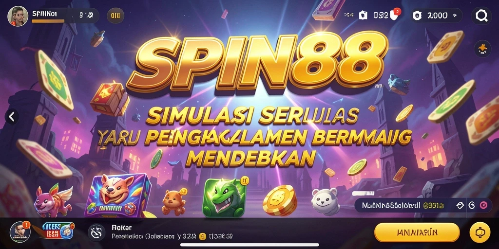 Tangkapan layar SPIN88 menunjukkan aksi seru dalam gameplay simulasi yang mengasyikkan.