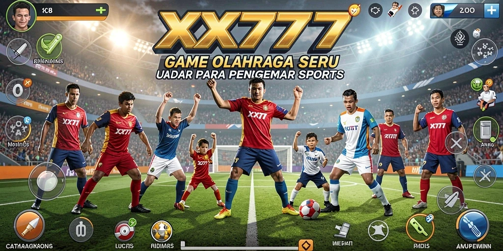 Tampilan gameplay menarik dengan aksi olahraga yang mendebarkan.